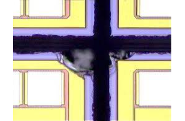 Сколы после резки. Угловые сколы